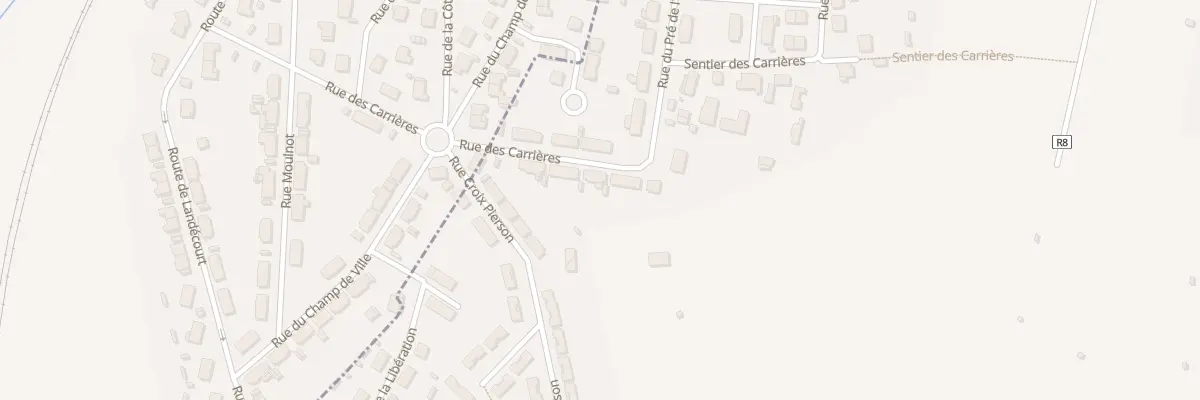 Plan du 18 Rue des Carrieres à Blainville-sur-l’Eau