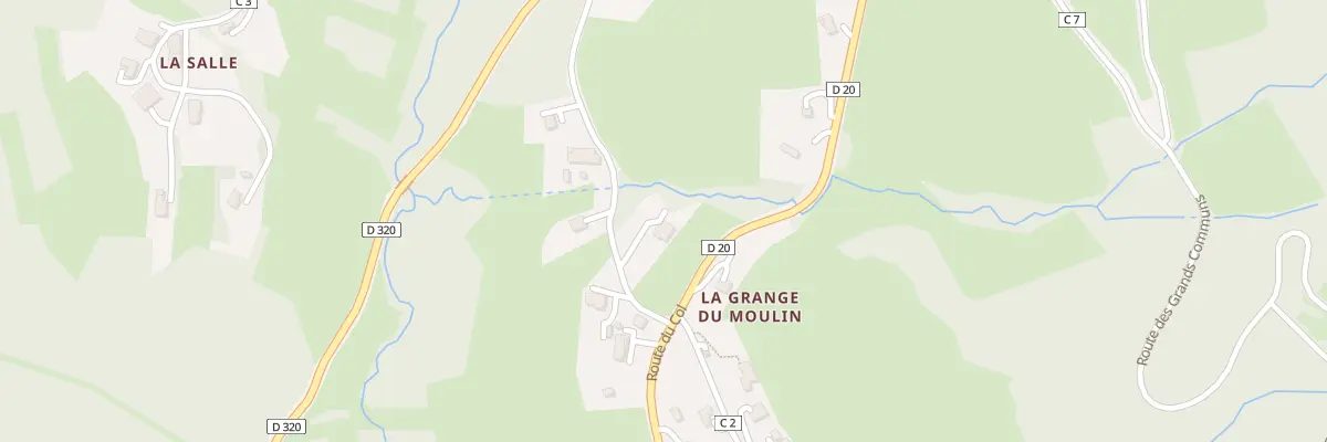 Plan du 56 Rte des Mottes à Saxel