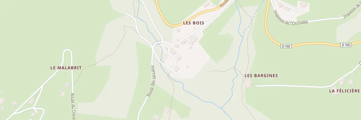 Plan du 5072 Les Bois à Marthod