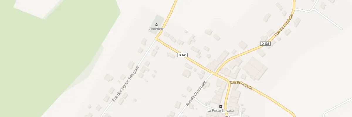 Plan du 5 Rue de la Gare à Einvaux