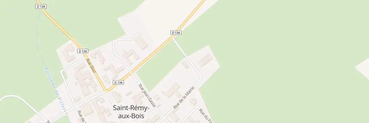 Plan du 1 Rue du Marchand Trait à Saint-Rémy-aux-Bois