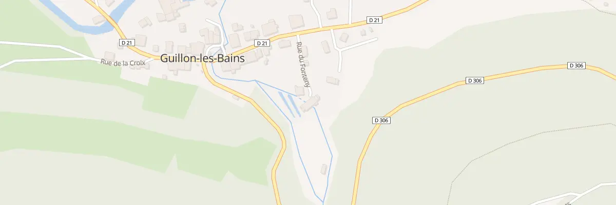 Plan du 4 Rue du Fonteny à Guillon-les-Bains