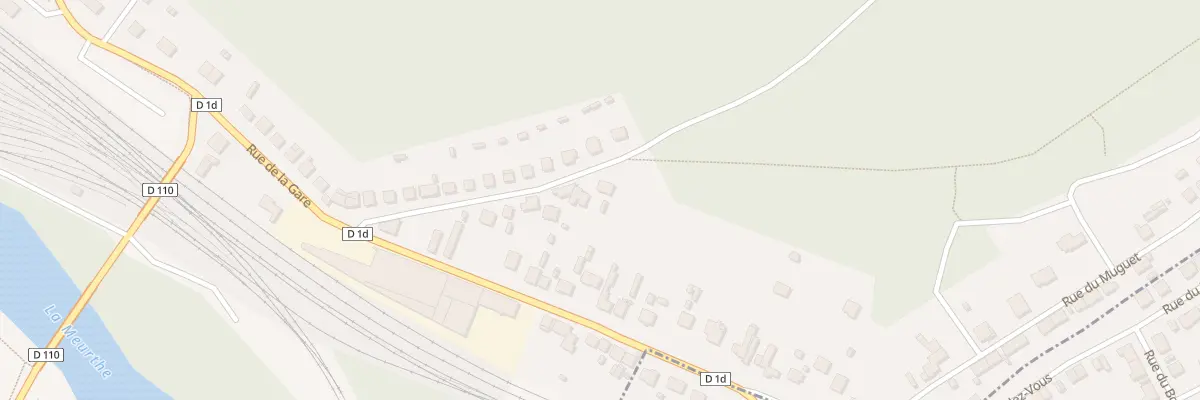 Plan du 12 Rue du Bois Latour à Damelevières