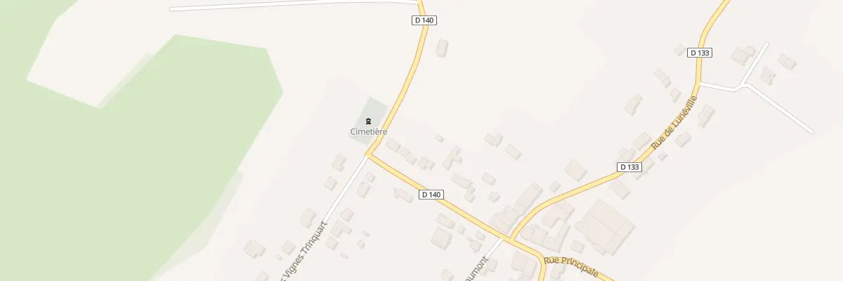 Plan du 10 Rue de la Gare à Einvaux