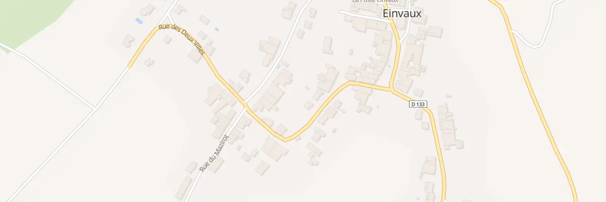 Plan du 10 Rue des Deux Villes à Einvaux