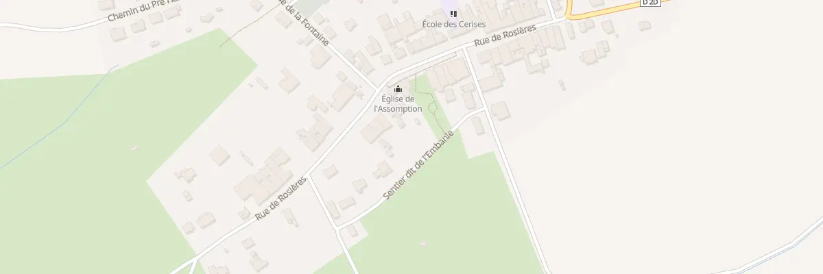 Plan du 33 Rue de Rosières à Hudiviller