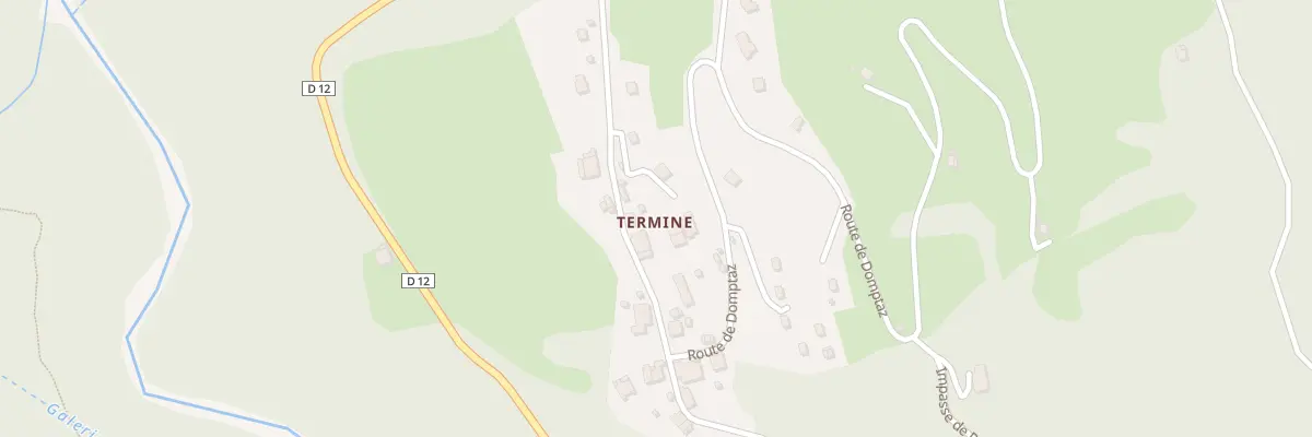 Plan du 672 Rte de Termine à Glières-Val-de-Borne