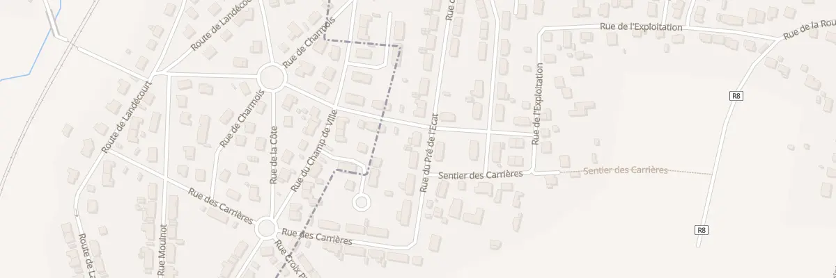 Plan du 38 Rue du Pre de l’Ecat à Blainville-sur-l’Eau