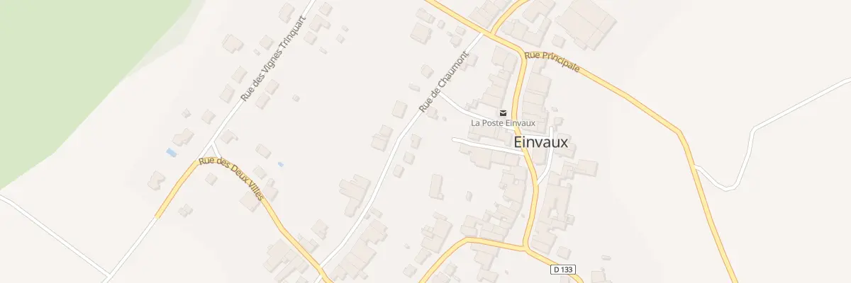 Plan du 16 Rue de Chaumont à Einvaux