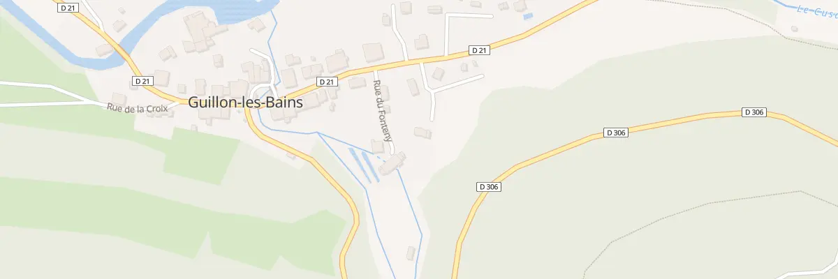 Plan du 6 Rue des Chanantiers à Guillon-les-Bains