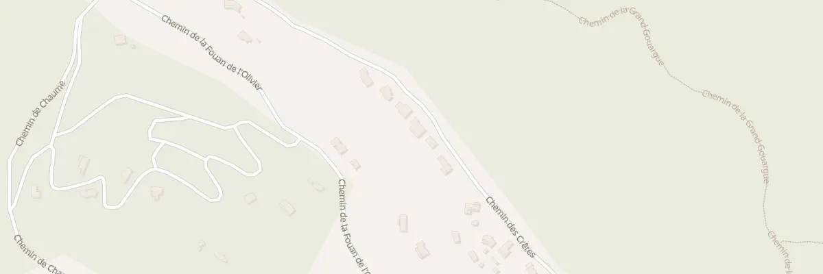 Plan du 777 Che des Crêtes à Vidauban