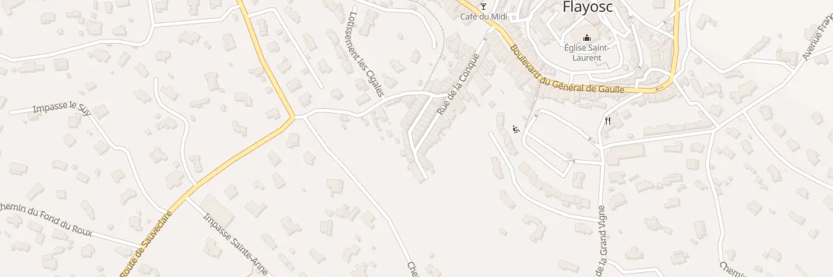 Plan du 34 Rue de la Conque à Flayosc