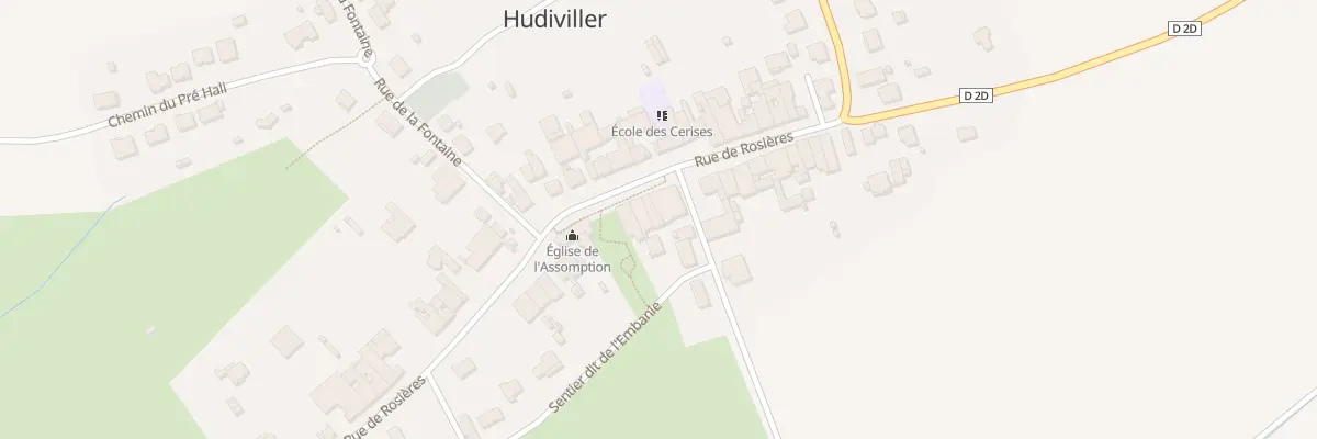 Plan du 21 Rue de Rosières à Hudiviller