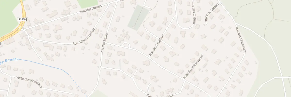 Plan du 9 Rue des Marronniers aux Forges