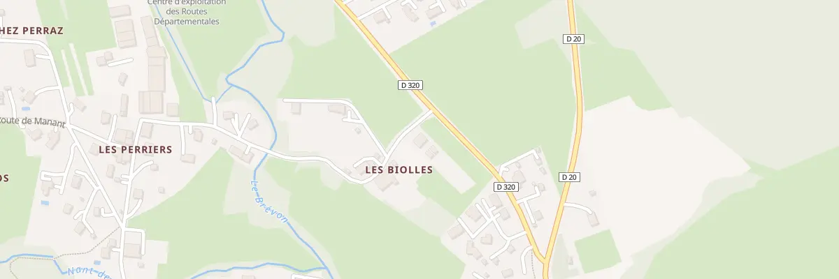 Plan du 29 Che des Biolles à Boëge