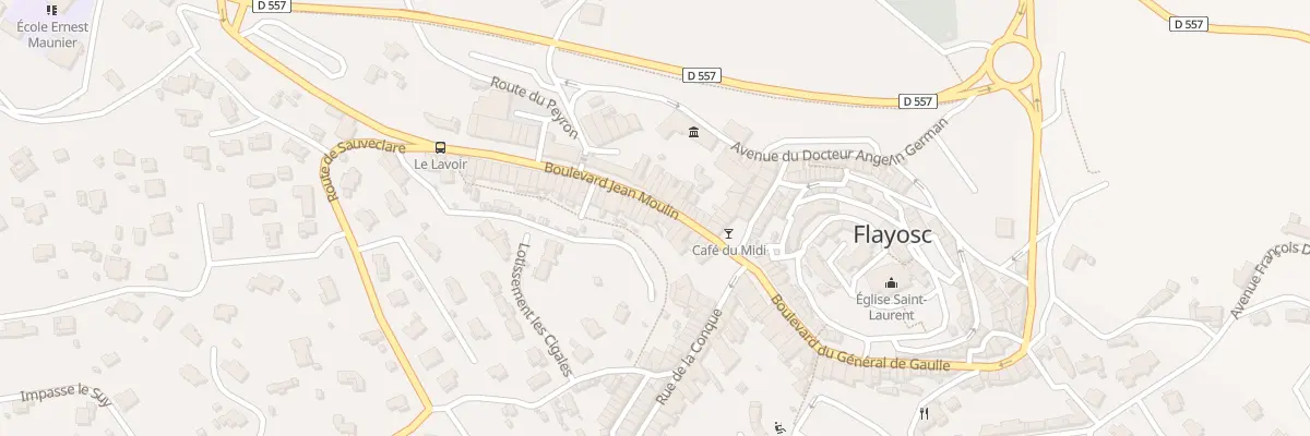 Plan du 11 Bd Jean Moulin à Flayosc