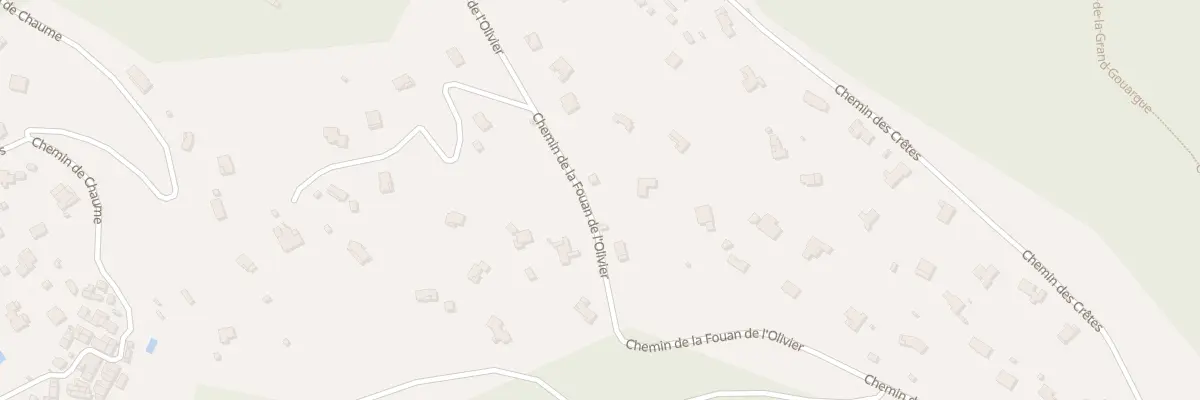 Plan du 630 Che de La Fouan de l’Olivier à Vidauban