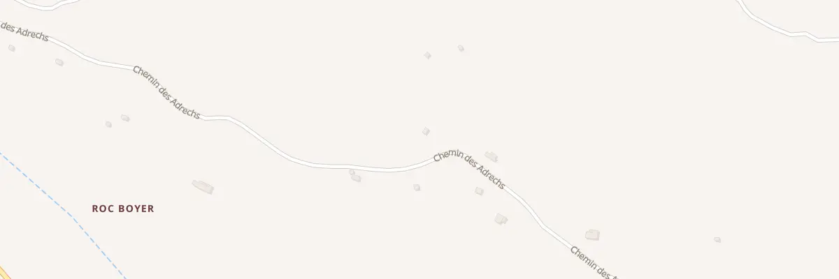 Plan du 5458 Les Hauts Adrechs à Ampus