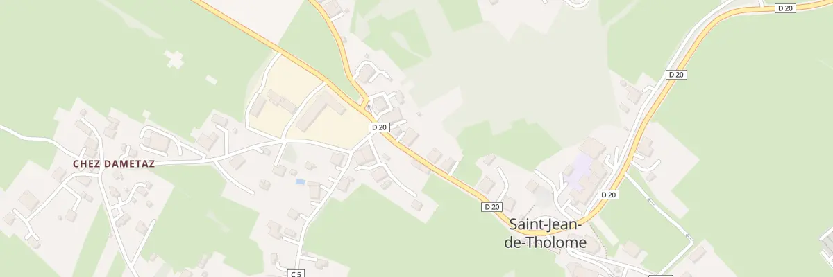 Plan du 172 Rte de Faucigny à Saint-Jean-de-Tholome
