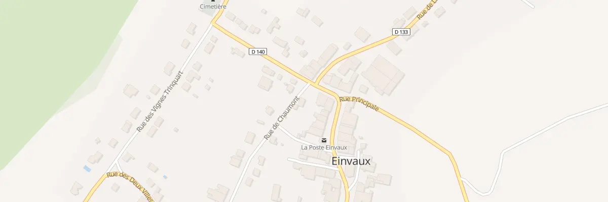Plan du 28 Rue de Chaumont à Einvaux