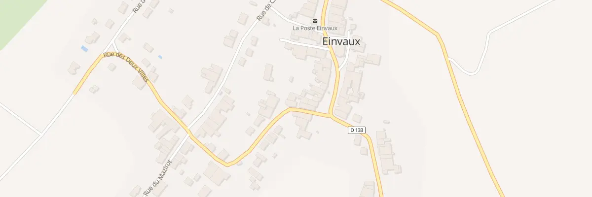 Plan du 2 Rue des Deux Villes à Einvaux