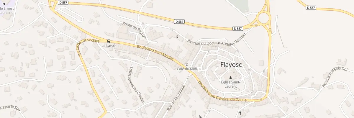 Plan du 10 Bd Jean Moulin à Flayosc