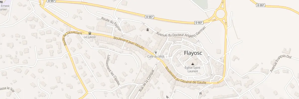 Plan du 6 Bd Jean Moulin à Flayosc