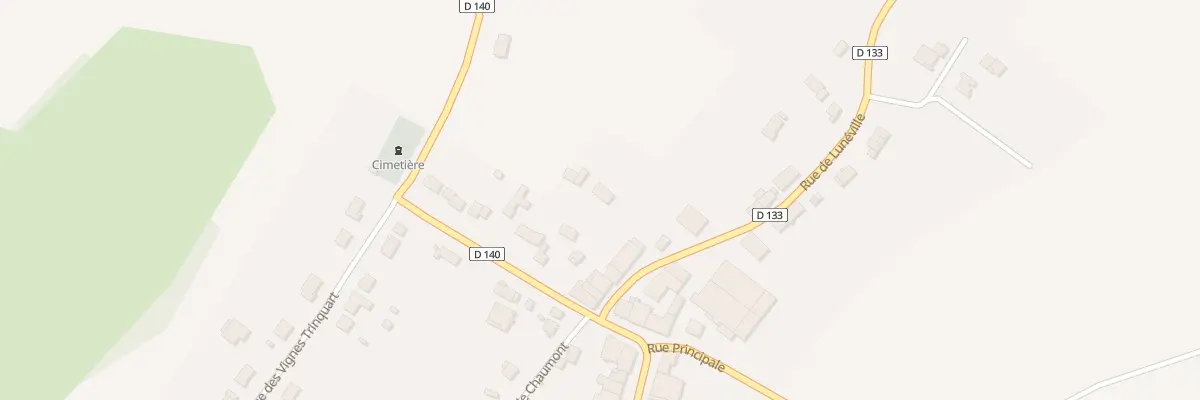 Plan du 4T Rue de la Gare à Einvaux