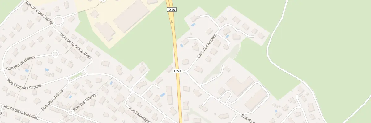 Plan du 1 Rue des Noyers à Vercel-Villedieu-le-Camp