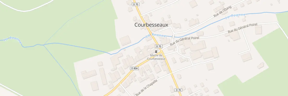 Plan du 17 Rue du General Poirel à Courbesseaux