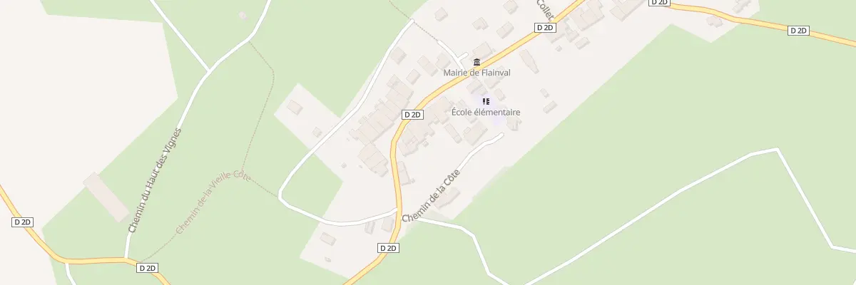 Plan du 8 Rue Ernest Bichat à Flainval