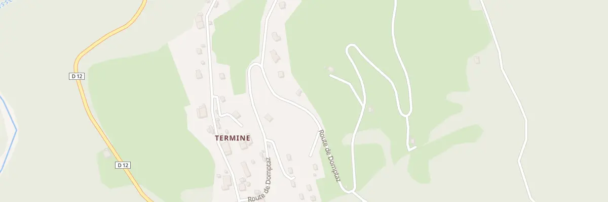 Plan du 395 Rte de Domptaz à Glières-Val-de-Borne