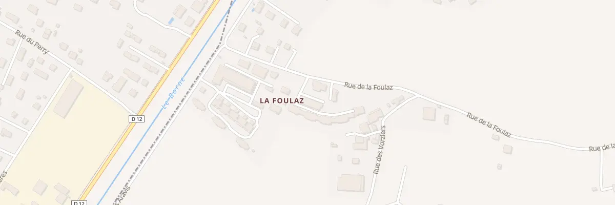 Plan du 807 Rue de la foulaz à Bonneville