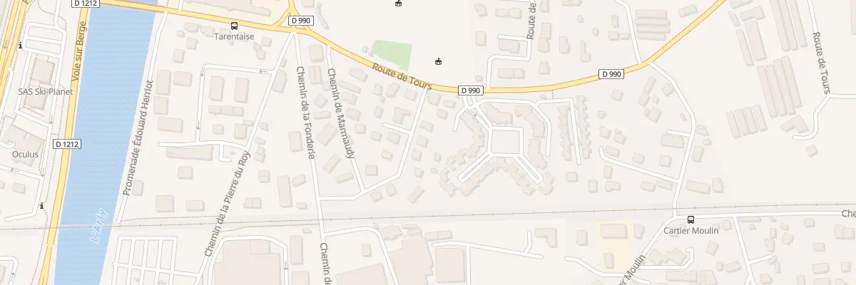 Plan du 7 Rue joseph batailler à Albertville