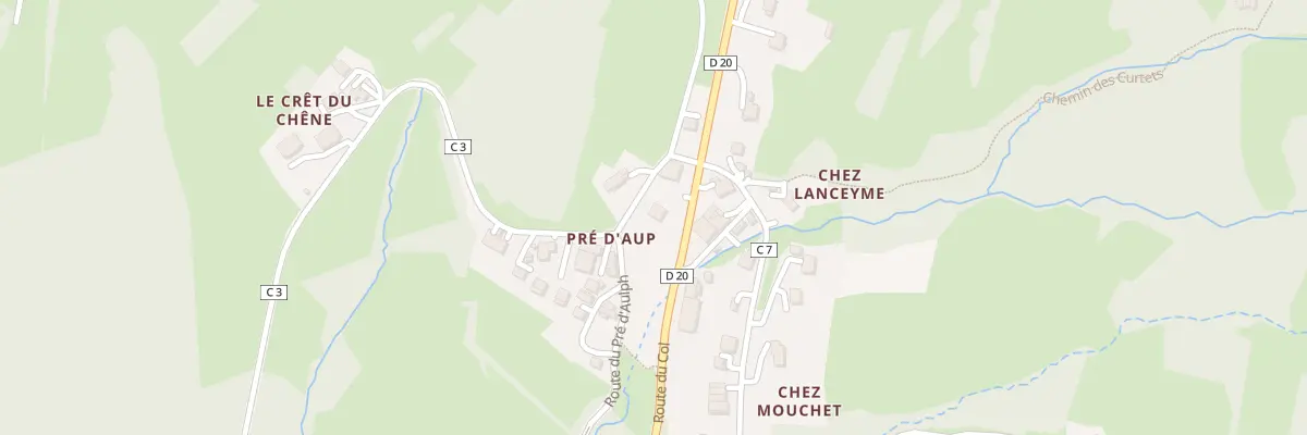 Plan du 65 Rte de la Salle à Saxel