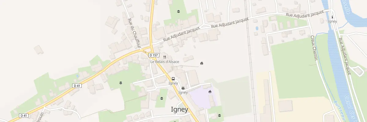 Plan du 36 Rue d’Alsace à Igney