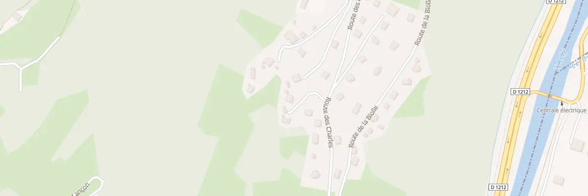 Plan du 255 Rte des Charles à Pallud