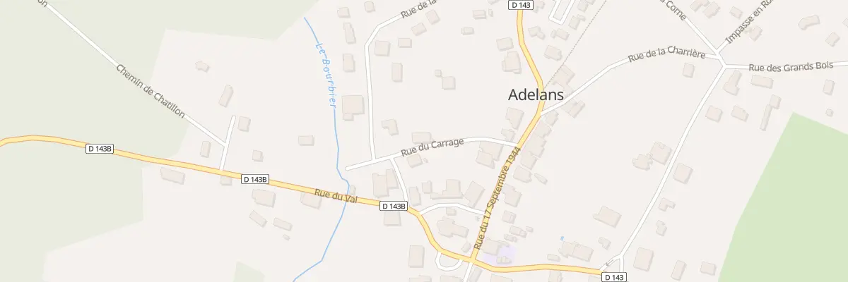 Plan du 4 Rue du Carrage à Adelans-et-le-Val-de-Bithaine