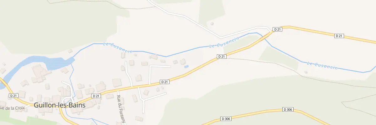 Plan du 2B Rue de la Taillanderie à Guillon-les-Bains