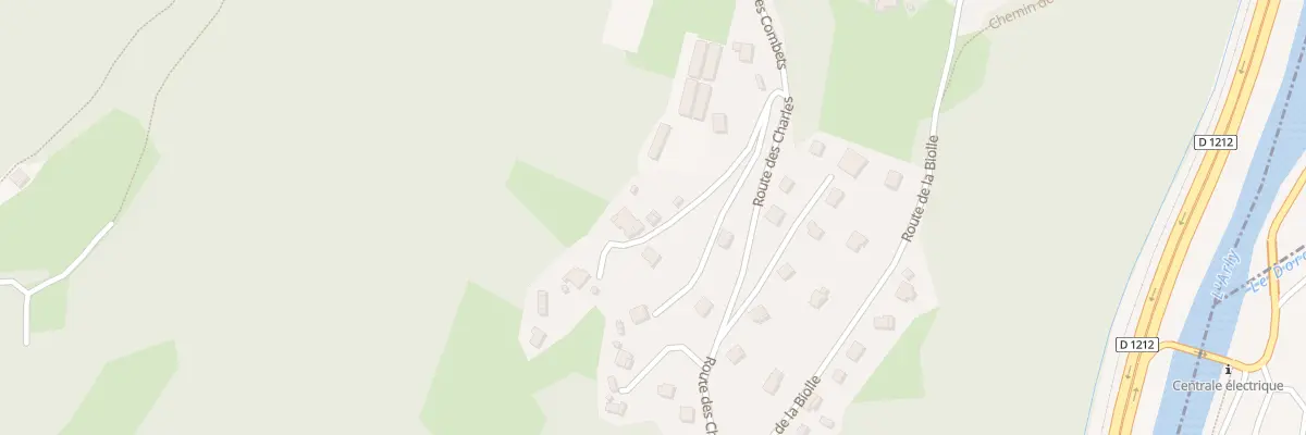 Plan du 5023 Les Charles à Pallud