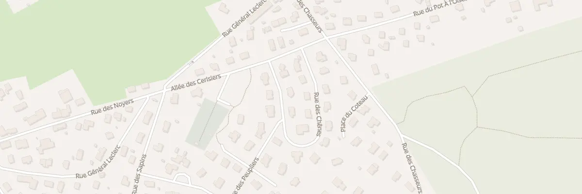 Plan du 14 Rue des Chênes aux Forges