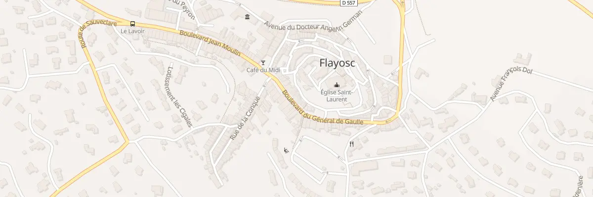 Plan du 17B Bd Gen de Gaulle à Flayosc