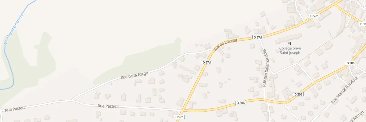 Plan du 3 Rue de la Forge à Fougerolles-Saint-Valbert