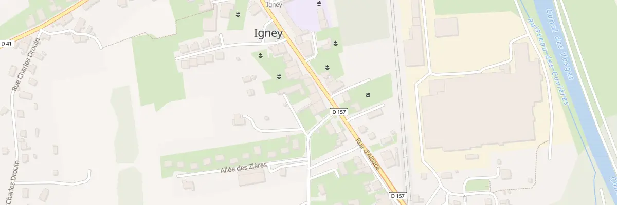 Plan du 35 Rue d’Alsace à Igney