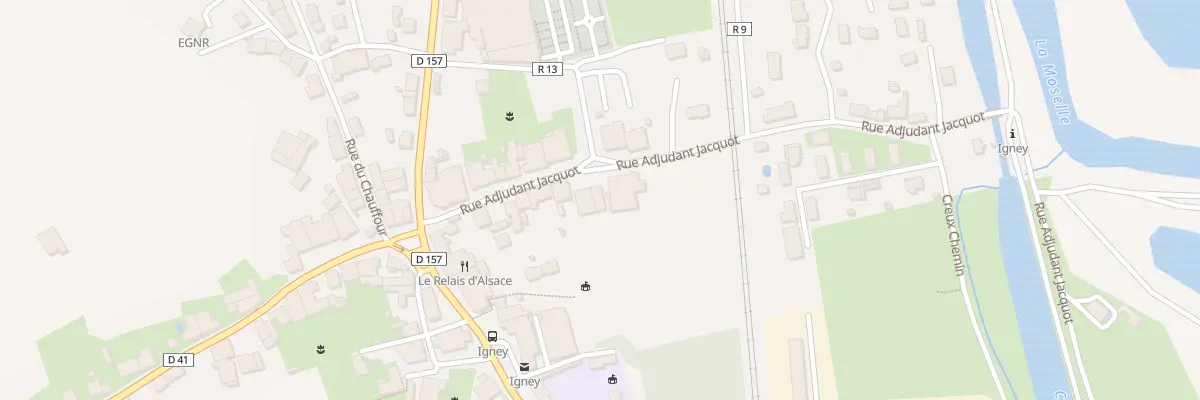 Plan du 14B Rue Adjudant Jacquot à Igney