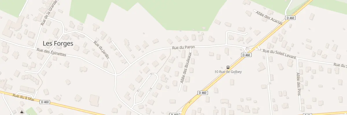 Plan du 14 Rue du Paron aux Forges