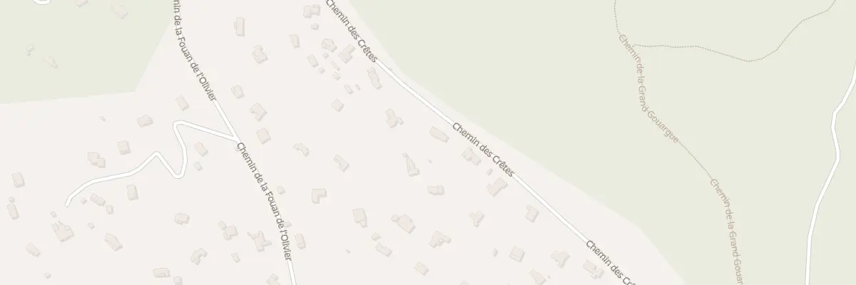 Plan du 475 Che des Crêtes à Vidauban