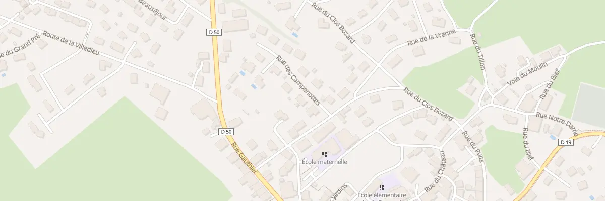 Plan du 1 Rue des Campenottes à Vercel-Villedieu-le-Camp