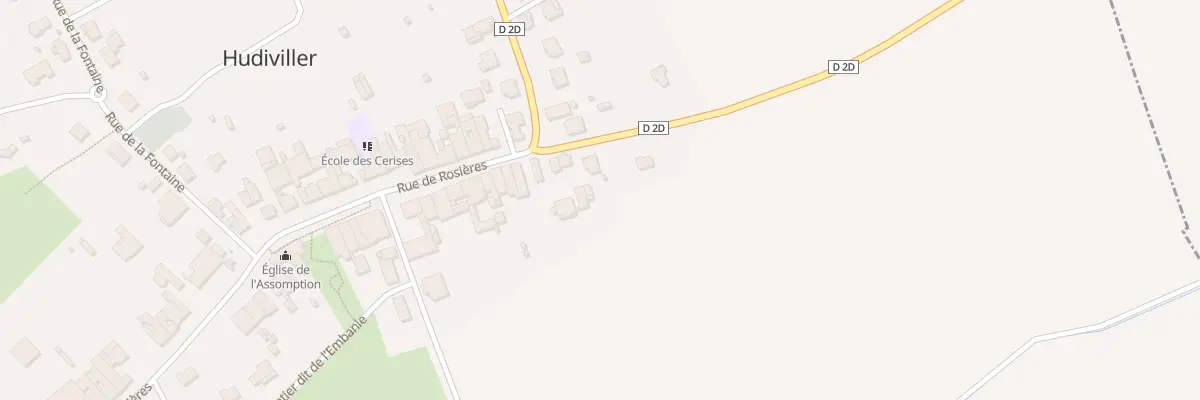 Plan du 3 Rue de la Grande Haie à Hudiviller