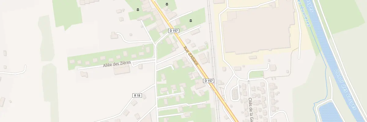 Plan du 27B Rue d’Alsace à Igney